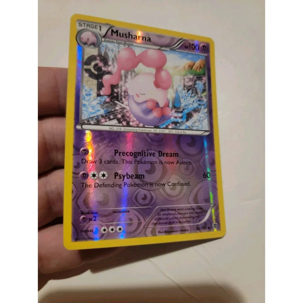 Pokémon TCG Musharna Black & White 40/101 Plasma Blast Reverse Holo 2013 NM